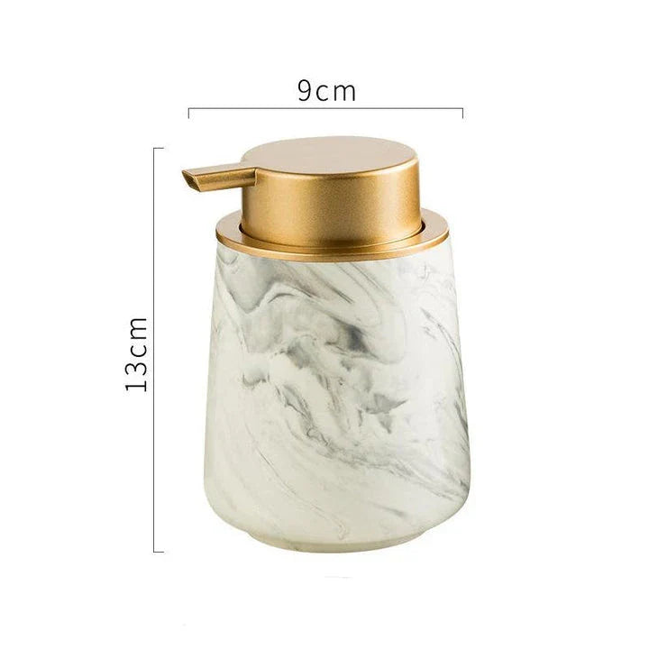 Elegant ceramic foaming soap dispenser with a sleek, modern design for Kiwi bathrooms and kitchens