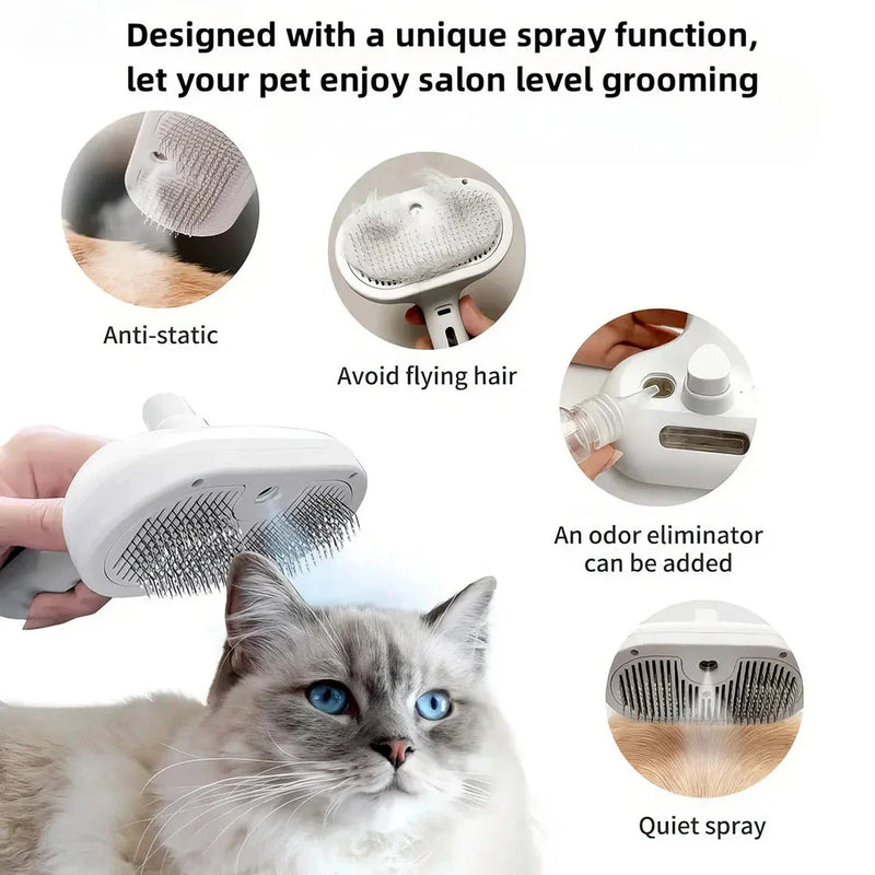 Shopfluxpro NZ Effortless Pet Grooming with Our Premium Cat Steam Brush