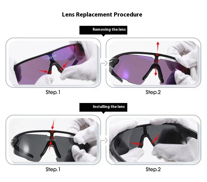 Stylish UV-blocking bike glasses with semi-rimless frame and range of color options for Kiwi cyclists