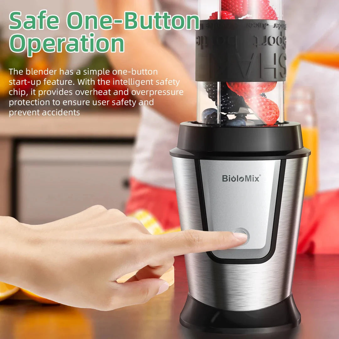 Versatile 3-in-1 Food Processor with Blender, Chopper, and Grinder Attachments