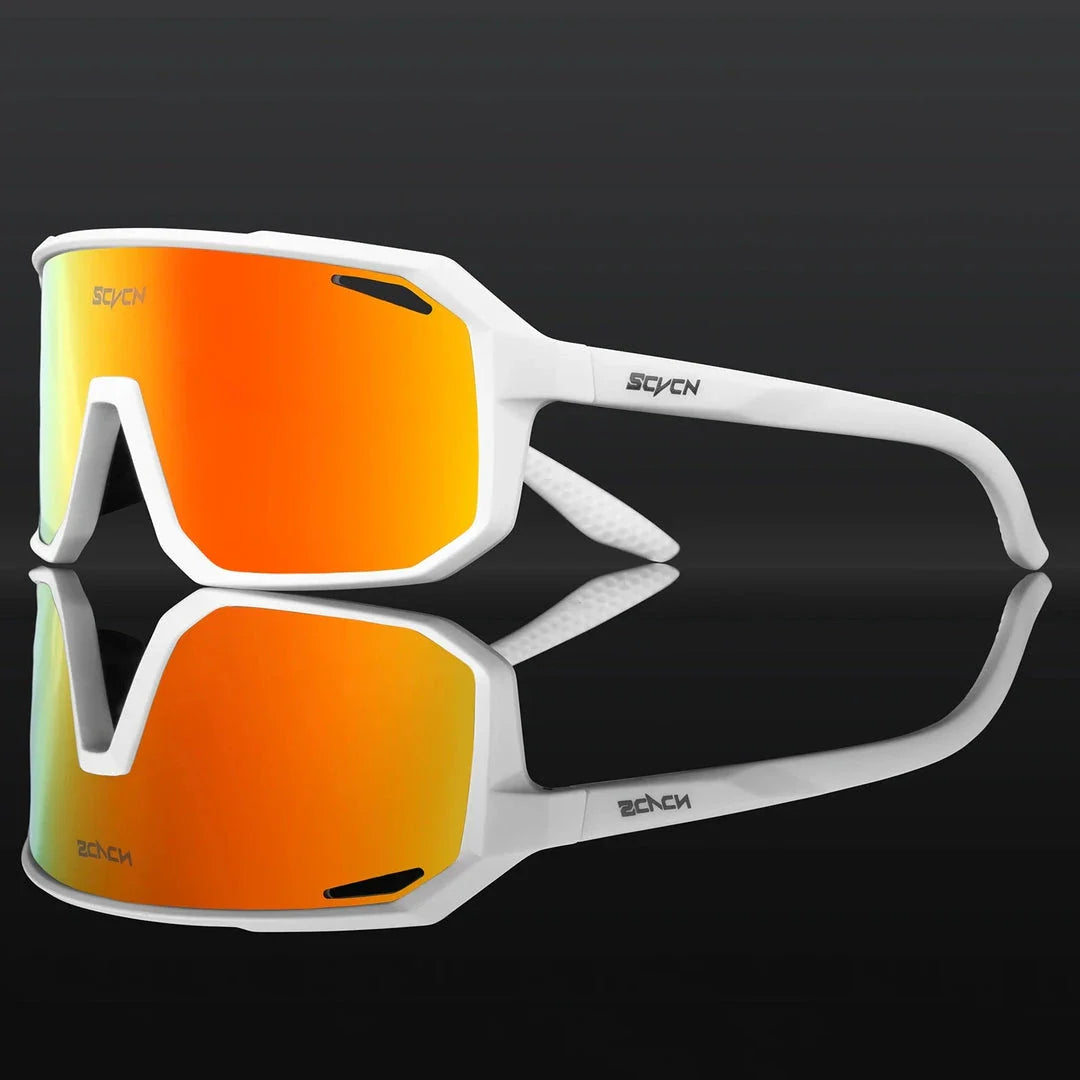 Rugged multi-sport sunglasses with UV400 polycarbonate lenses, perfect for outdoor activities like cycling, hiking, and driving in New Zealand