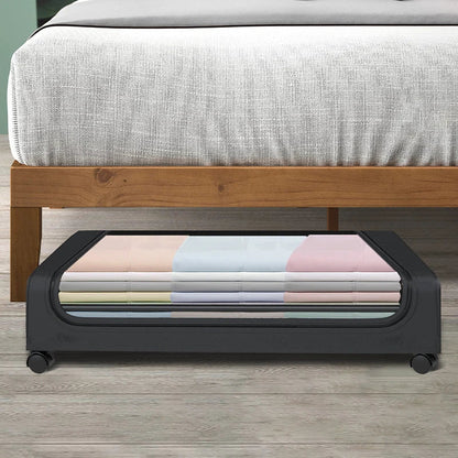 Versatile fabric storage rack for beds and cars, featuring a sleek, modern design and impressive one-layer storage capacity