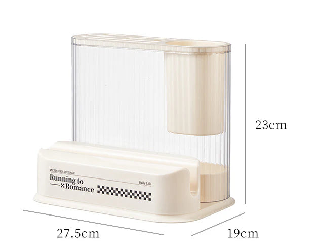 Trendha Versatile Kitchen Organiser with Stylish Cream Finish - Compact and multifunctional design for effortless kitchen storage and organisation