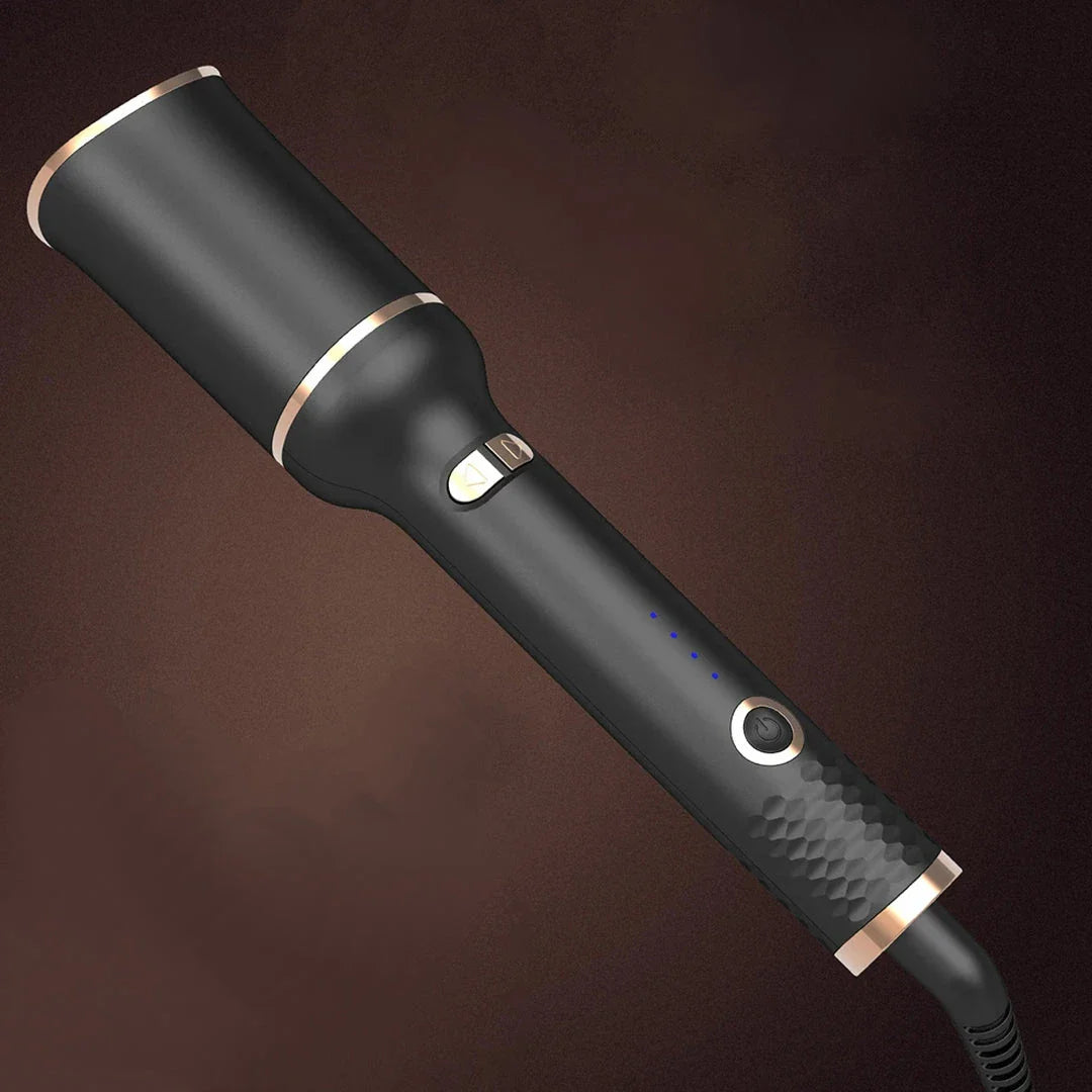 Professional Automatic Hair Curler with tourmaline ceramic technology, adjustable temperature settings, and rotating air curler for effortless salon-quality curls.