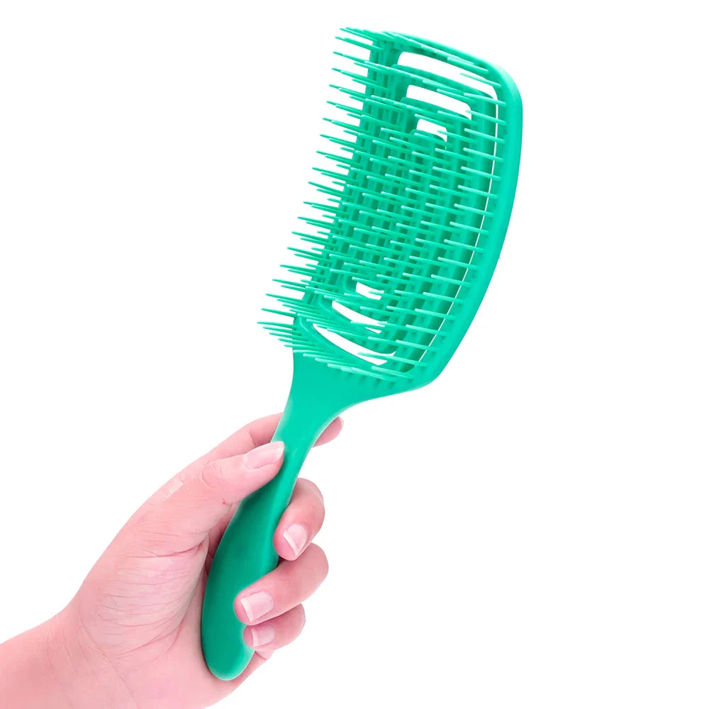 Anti-Static Detangling Hairbrush for Wet Hair in Vibrant Colours - Designed for Kiwi Women