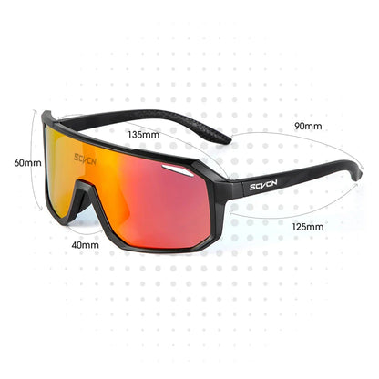 Rugged multi-sport sunglasses with UV400 polycarbonate lenses, perfect for outdoor activities like cycling, hiking, and driving in New Zealand