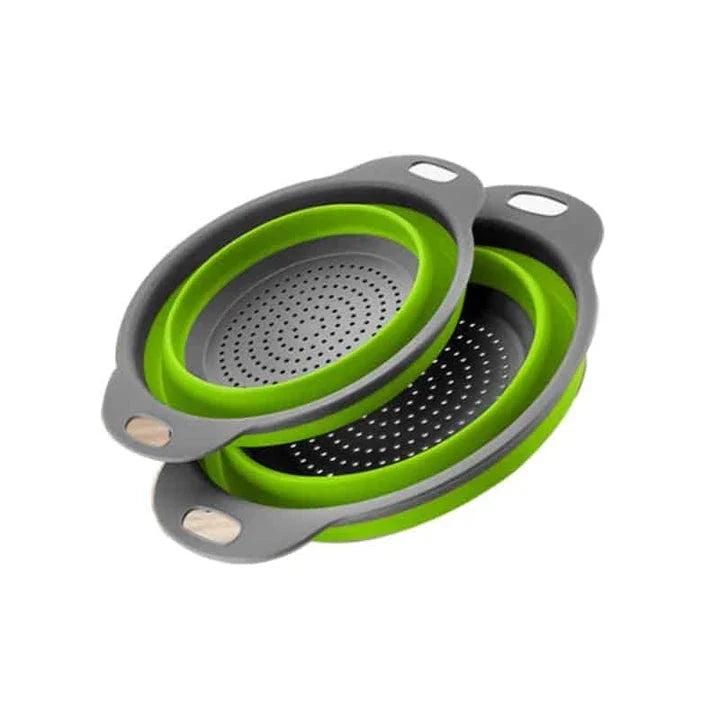 Colorful foldable colander with sturdy design and vibrant colours, perfect for Kiwi kitchens