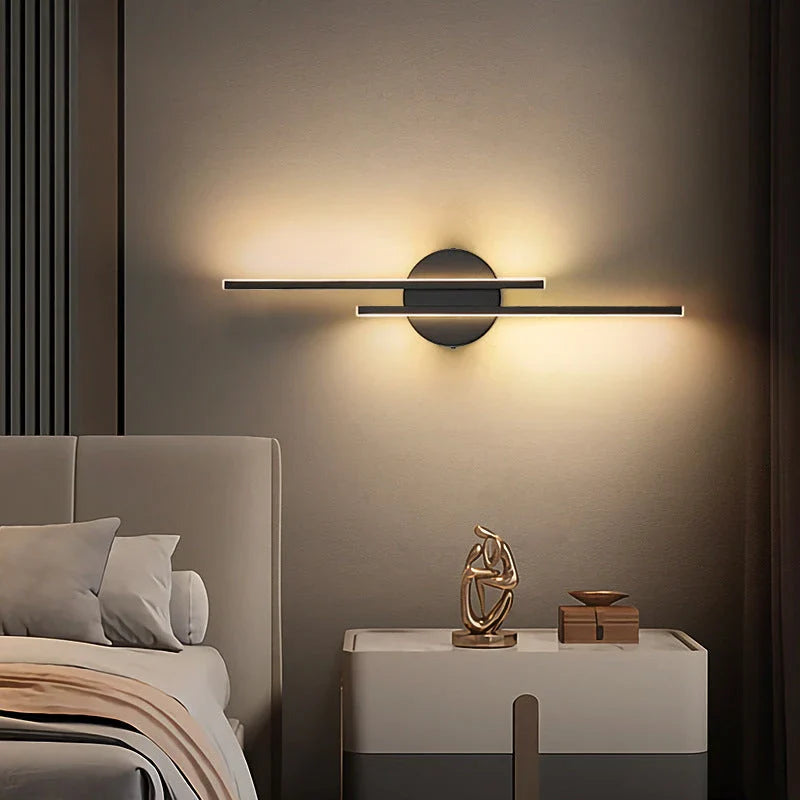 Shopfluxpro NZ Stylish Double Linear LED Wall Light - Warm Ambience for Kiwi Homes