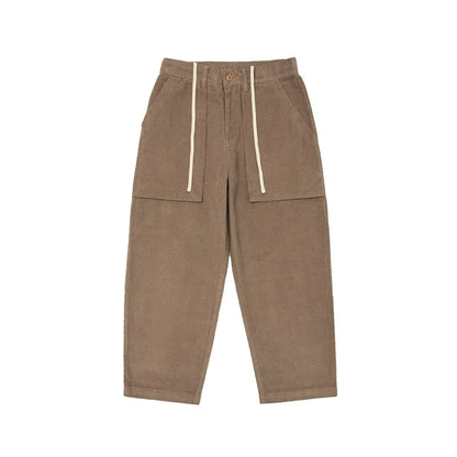 Stylish retro-inspired corduroy casual pants in a straight-leg fit, perfect for the laid-back Kiwi lifestyle.
