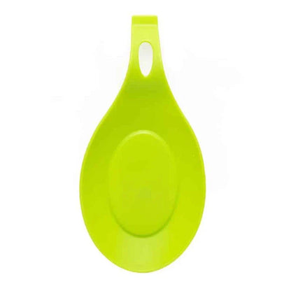 Heat-resistant silicone spoon mats in various vibrant colours, perfect for protecting Kiwi kitchen benchtops