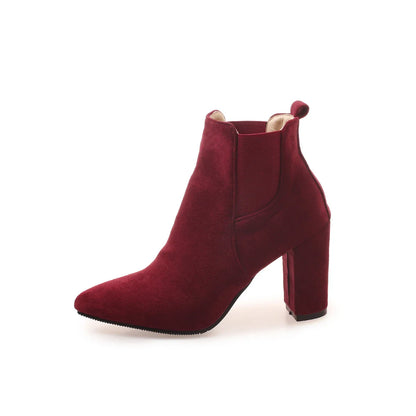 Stylish frosted ankle booties with a matte finish, durable rubber sole, and a flattering 7cm heel for the active Kiwi lifestyle.