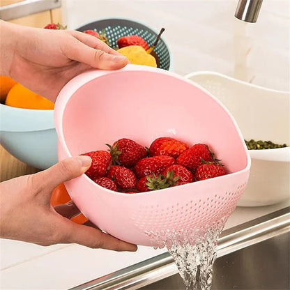 Versatile kitchen drain basket with hollowed-out design, available in vibrant colours to suit any Kiwi kitchen