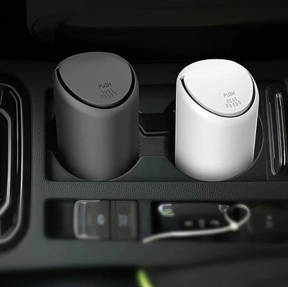 Compact Silicone Car Rubbish Bin - A sleek and stylish auto organiser for a tidy Kiwi car interior