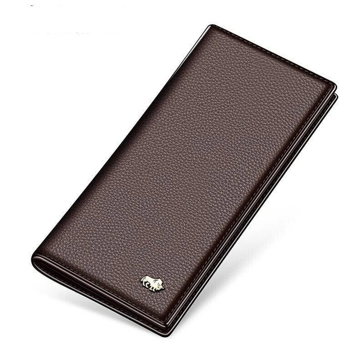 Premium New Zealand leather wallet with compact, bow-shaped design for modern Kiwi men's everyday carry