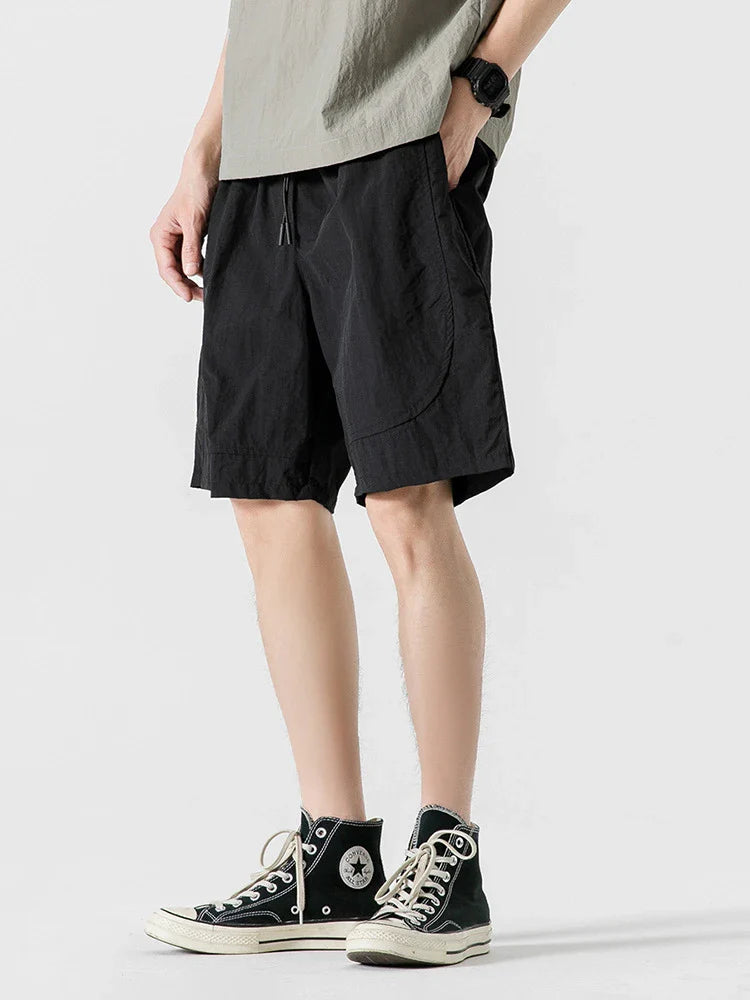 Premium nylon retro-inspired casual shorts in various colours, perfect for active Kiwi lifestyles