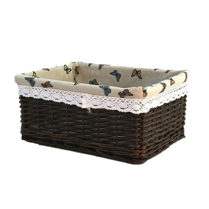 Handcrafted rattan storage basket with natural fibre design, perfect for organising and decorating Kiwi homes