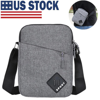 Stylish New Zealand Messenger Bag: Premium Nylon Crossbody Bag with Adjustable Strap and Multiple Compartments