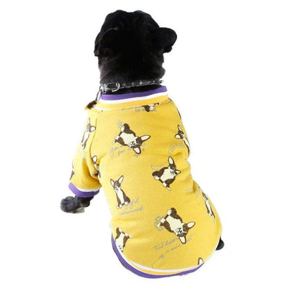 A stylish floral-patterned dog jacket made from premium, breathable cotton for cozy comfort in the Kiwi climate.