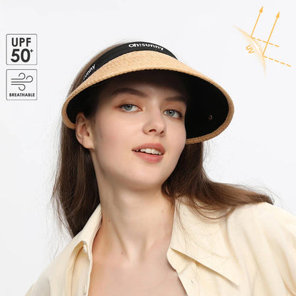 Adjustable UV protection sun visor with wide brim for superior sun shielding during outdoor activities in New Zealand