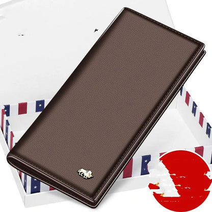 Premium New Zealand leather wallet with compact, bow-shaped design for modern Kiwi men's everyday carry