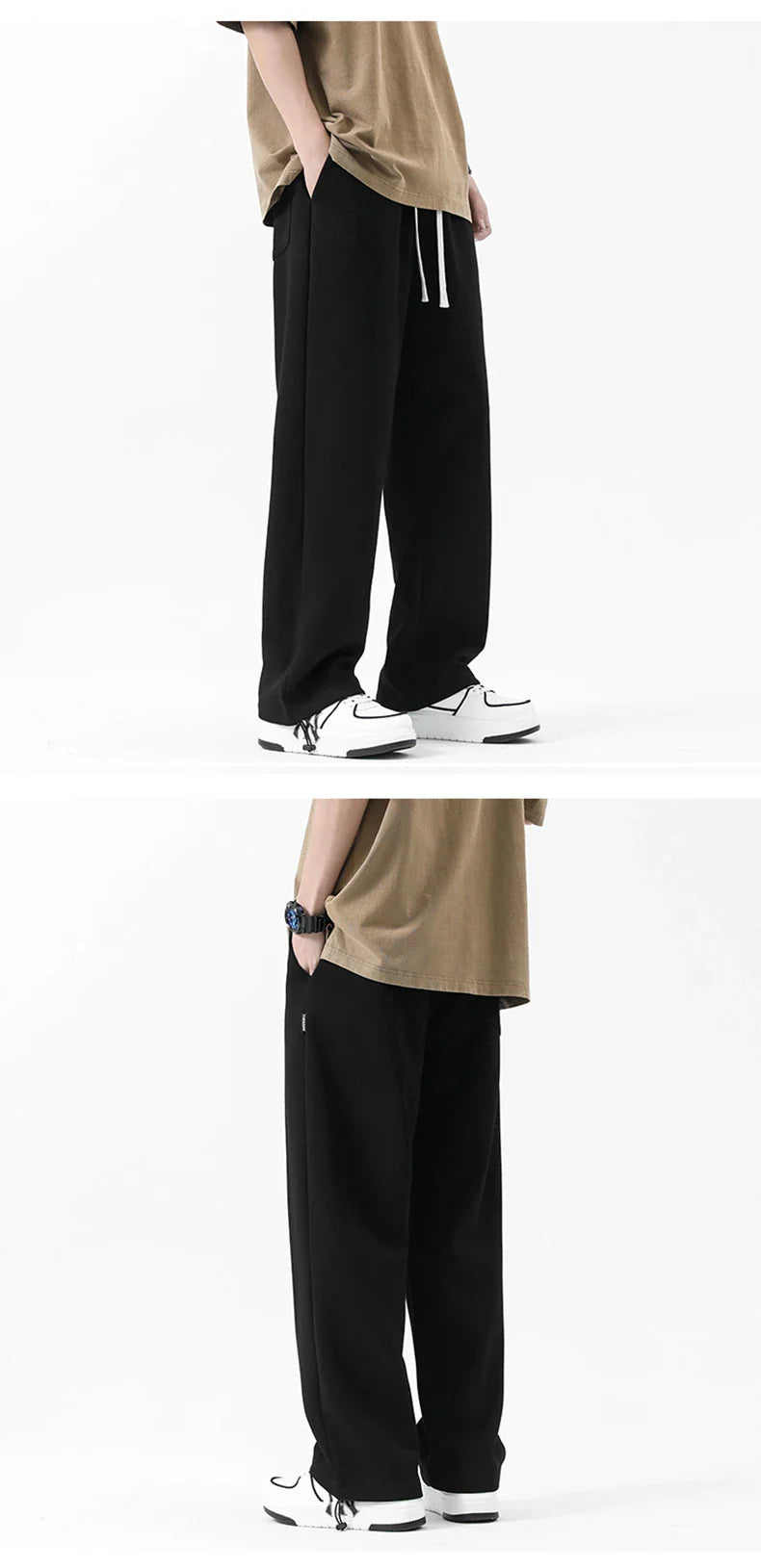 Comfy drawstring ankle-tied sweatpants in various colours, perfect for relaxing Kiwi-inspired style