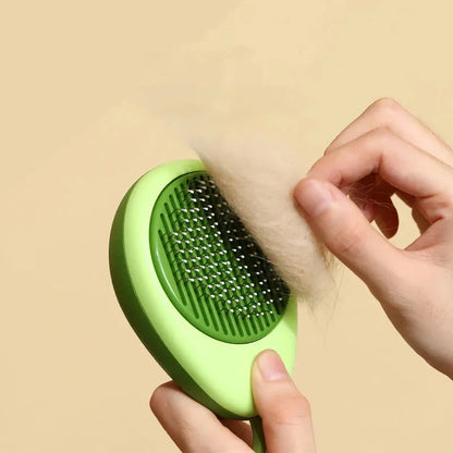 Effortless Pet Grooming with Massage Comb: An innovative grooming tool for Kiwi pets that combines hair removal and soothing massage