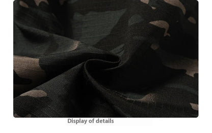 Amekaji-style workwear trousers in camouflage print with multi-pocket design, suitable for a variety of activities in the New Zealand lifestyle