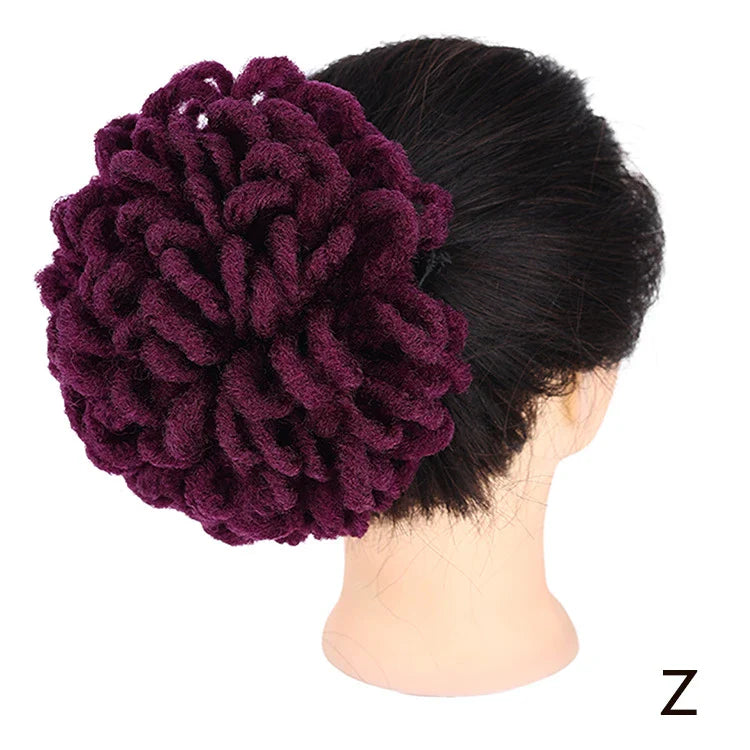 A stylish and eco-friendly Afro Hair Bag with adjustable drawstring, suitable for various hairstyles like buns, dreadlocks, and Afros.