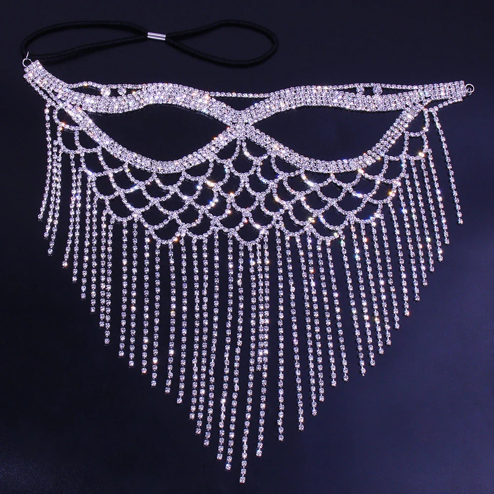 Premium zircon catwoman mask in gold and silver colors for Halloween costume and masquerade parties