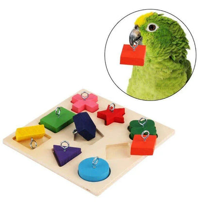 Kōwhai Bird Block Toy - Sustainably crafted wooden educational blocks with vibrant illustrations of native New Zealand birds