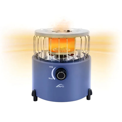 Versatile Portable 2-in-1 Camping Stove and Gas Heater for Outdoor Adventures