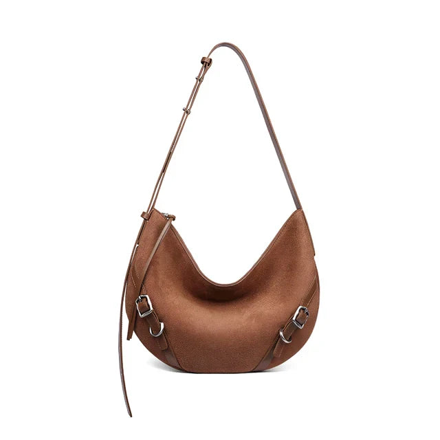 Stylish and Versatile NZ Leather Crossbody Bag by Trendha with Chic Design, Spacious Compartment, and Secure Zipper Closure