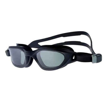 Premium anti-fog swimming goggles with wide-angle lens for clear underwater vision