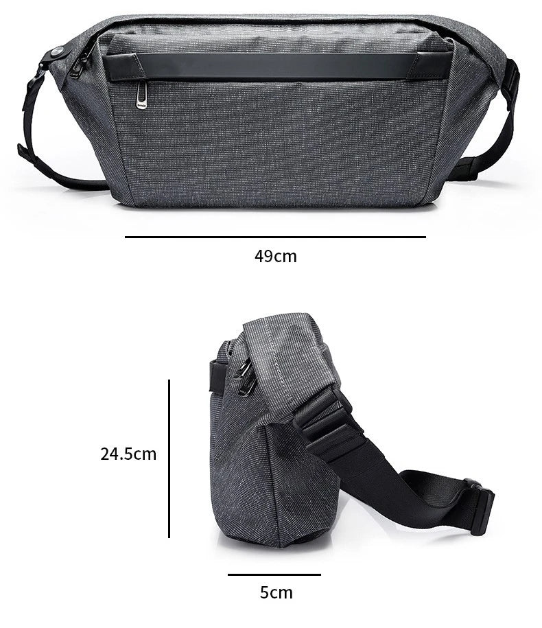 Shopfluxpro NZ Stylish One-Shoulder Crossbody Chest Bag for Kiwi Blokes