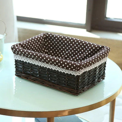 Handcrafted rattan storage basket with natural fibre design, perfect for organising and decorating Kiwi homes