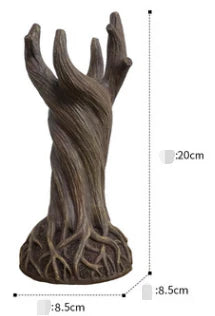 Dryad Resin Vase with Realistic Tree Trunk Design, a Nature-Inspired Home Decor Piece for Kiwi Households