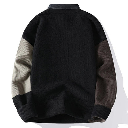 A premium, Kiwi-made men's sweater with a relaxed, two-in-one design for optimal warmth and comfort