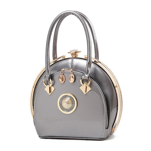 Stylish and sophisticated leather handbag with a sleek, noble design and premium features