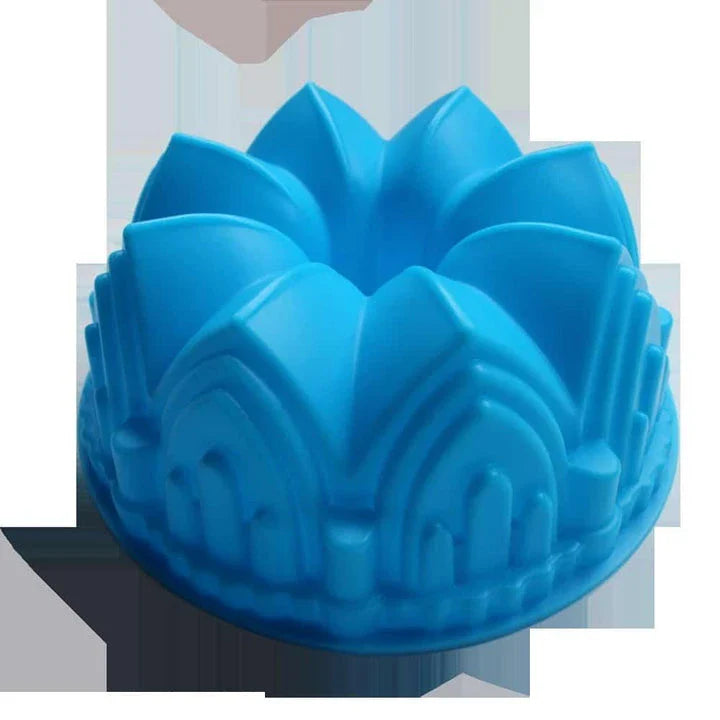 Flower-shaped silicone cake molds in vibrant colors, perfect for baking unique and eye-catching treats in New Zealand