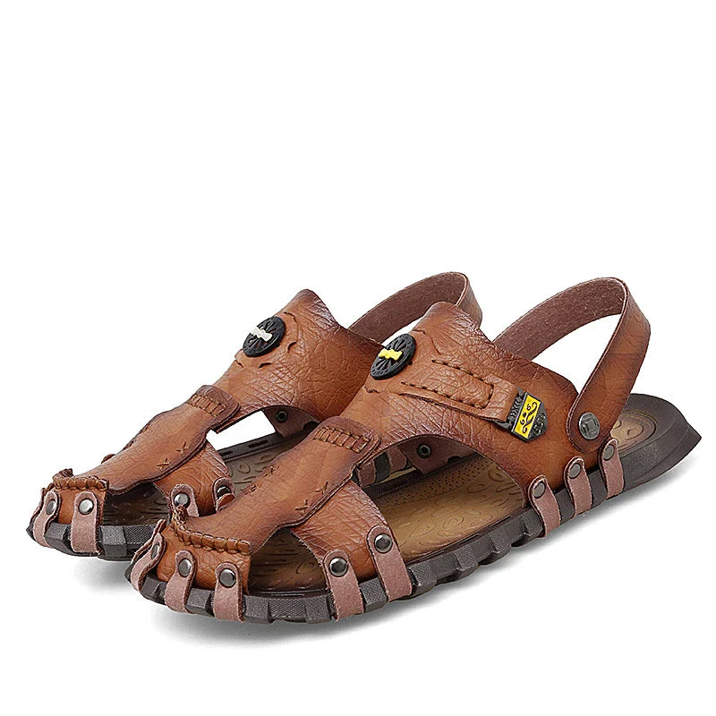 Premium breathable beach sandals for men in a variety of Kiwi-inspired colours