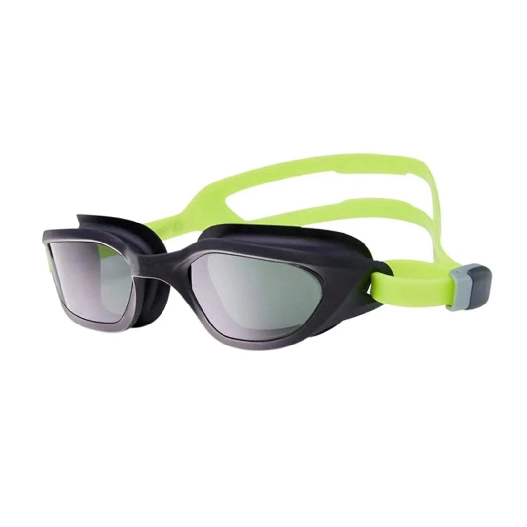 Premium anti-fog swimming goggles with wide-angle lens for clear underwater vision