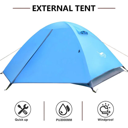 Lightweight 3-season dome tent for two people, perfect for New Zealand outdoor adventures