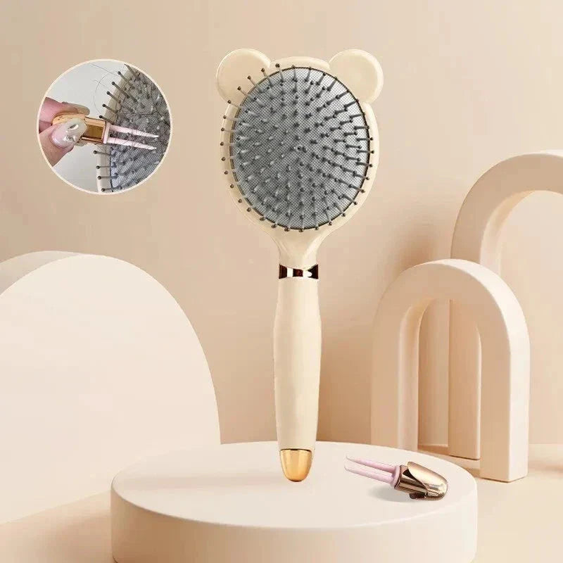 Sleek Anti-Static Hair Comb with Air Cushion Technology for Smooth, Frizz-Free Hair