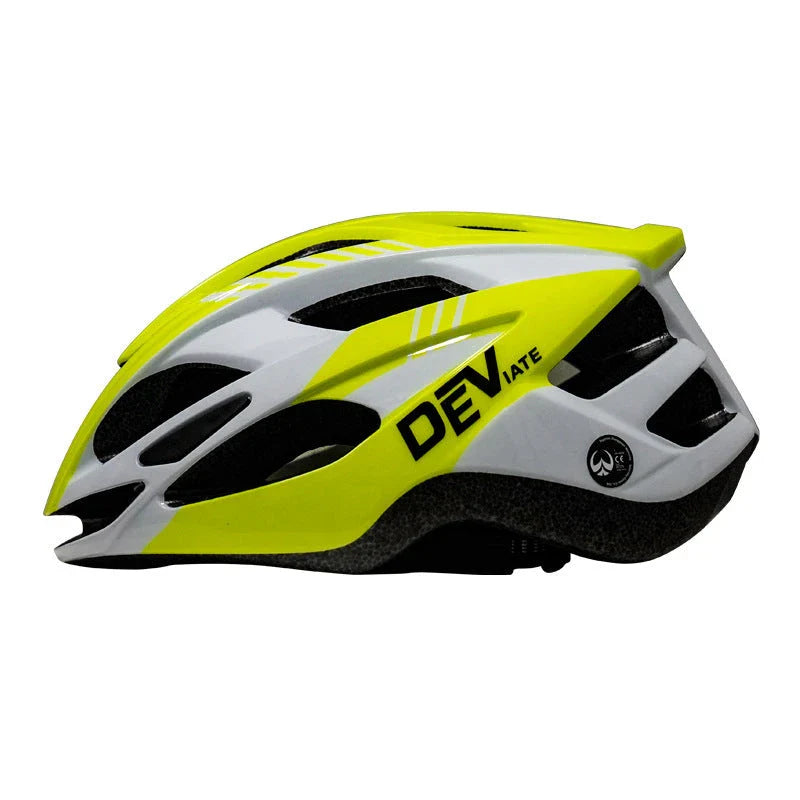 Plus-size cycling helmet with artistic graphics, lightweight and breathable design for comfortable and safe cycling