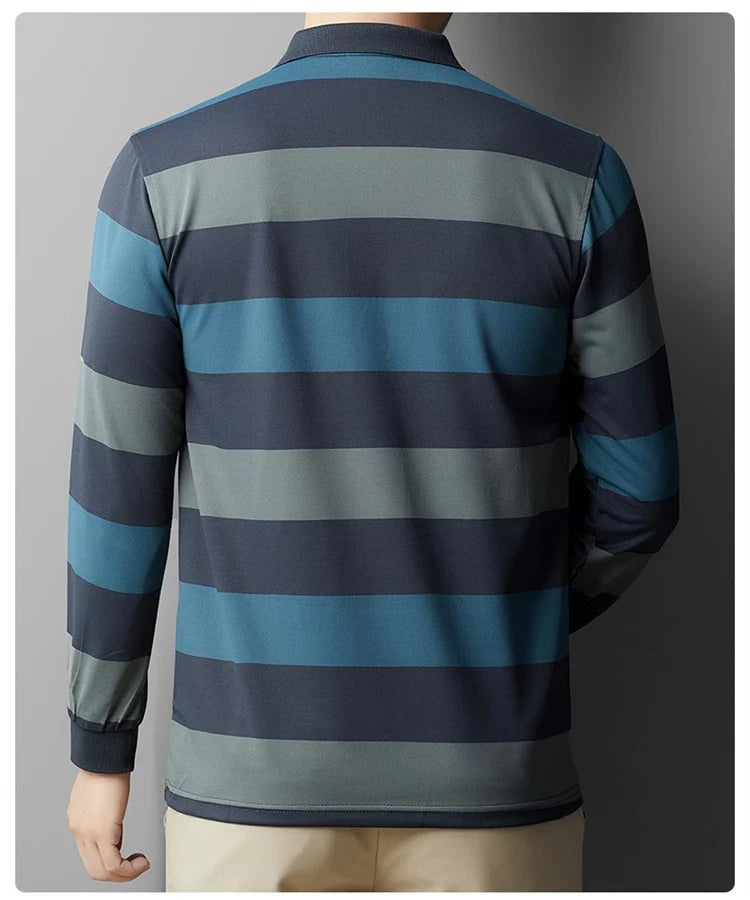 Stylish colorblock long sleeve t-shirt with a relaxed, casual fit perfect for everyday wear in New Zealand