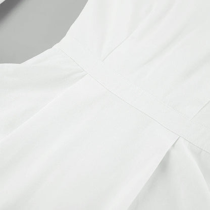 Stylish Commuter Dress in White - A sustainable and versatile wardrobe essential for the modern Kiwi woman