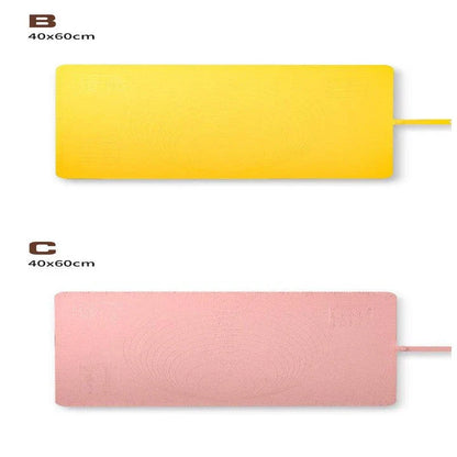 Large, thick silicone rolling pad in yellow, green, and pink colours for kneading dough and baking in the New Zealand kitchen