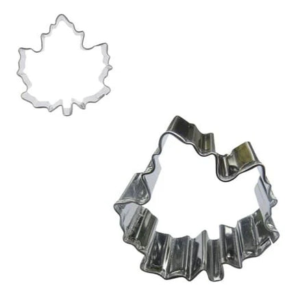 Maple Leaf-Shaped Stainless Steel Cookie Cutter - Eco-Friendly Kiwi-Made Baking Tool