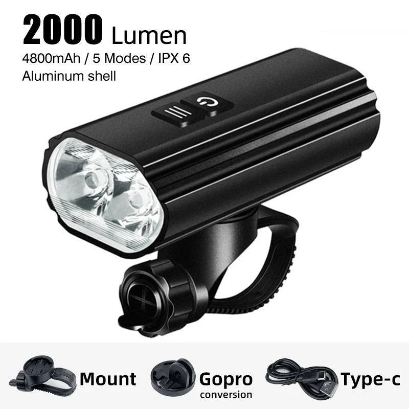 A high-powered, multi-function cycling headlight with three brightness settings for enhanced visibility and safety on New Zealand roads and trails.