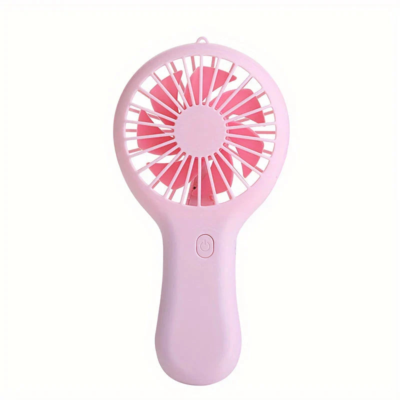 Compact 800mAh Rechargeable Portable Hand Fan in blue colour, perfect for staying cool in the New Zealand summer heat.